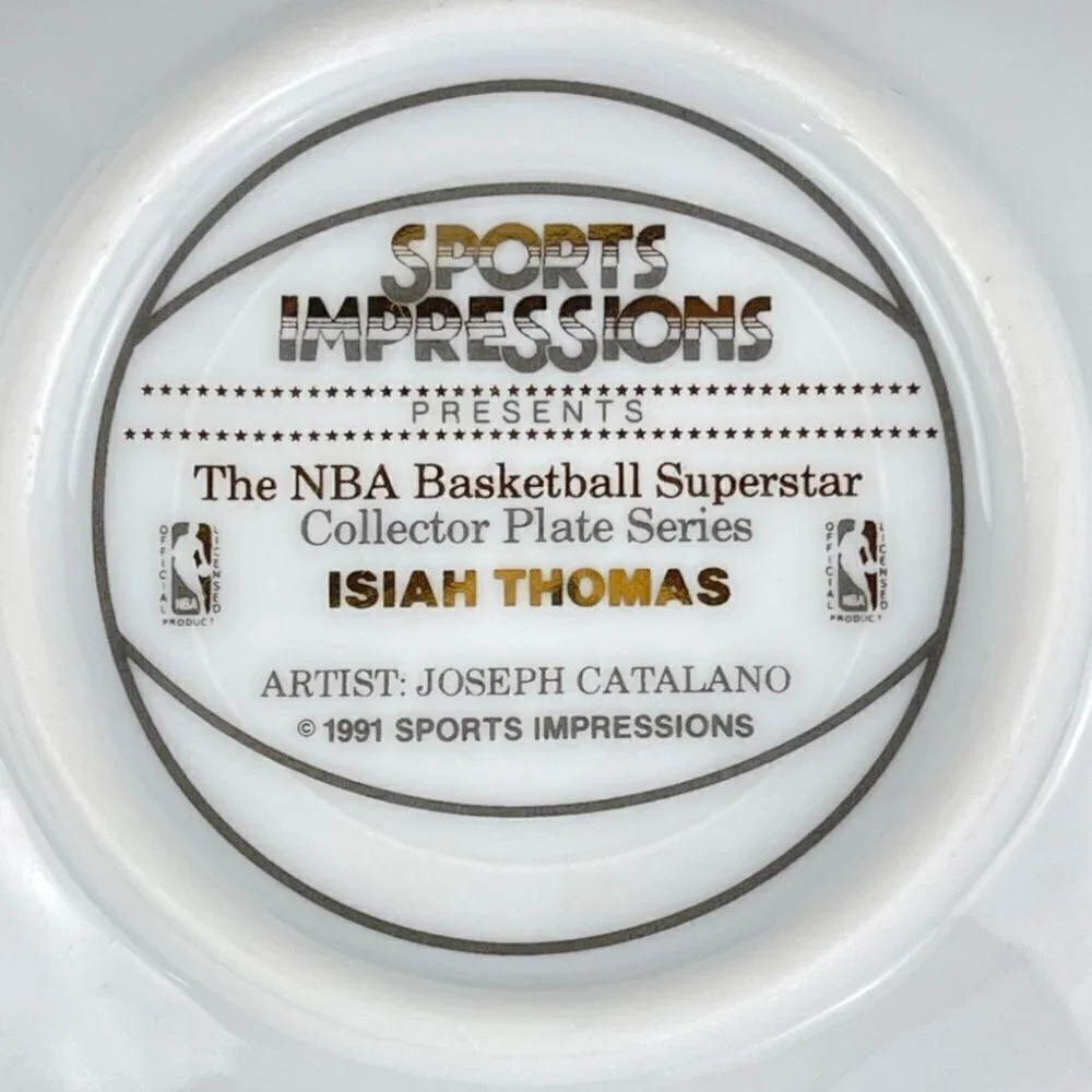 SPORTS Impressions The NBA Basketball Superstar Isiah Thomas by Joseph Catalano - Picture 3 of 11